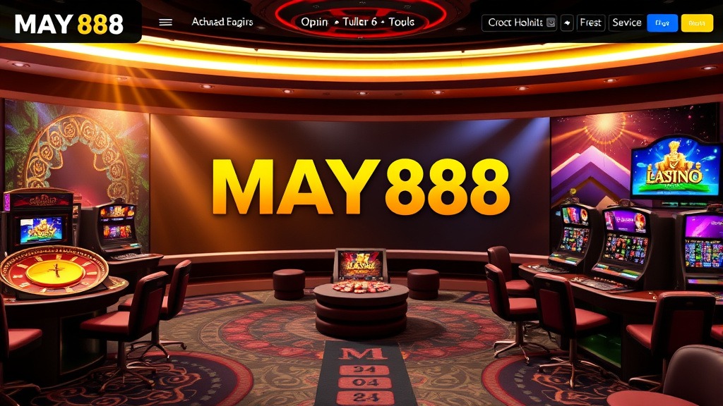 Khám phá casino online MAY88 – Địa chỉ uy tín mang đến trải nghiệm đỉnh cao cho game thủ Việt